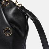 Daphne Studs Borsa a spalla Black and Gold