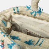Buby S Indy 26 Borsa a mano Beige and Blue