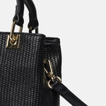 Krissy S Straw Borsa a mano Black