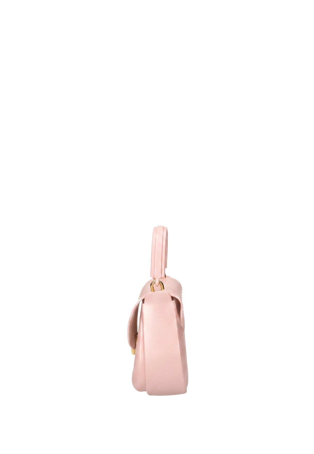 Flat Jelly 26 Borsa a mano Light Pink and Gold