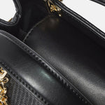 Krissy S Straw Borsa a mano Black