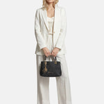 Krissy S Straw Borsa a mano Black