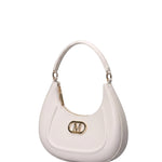 Flat Hero M Borsa a spalla Beige and Light Gold