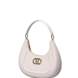 Flat Hero M Borsa a spalla Beige and Light Gold