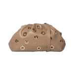 Daphne Studs Borsa a spalla Brown