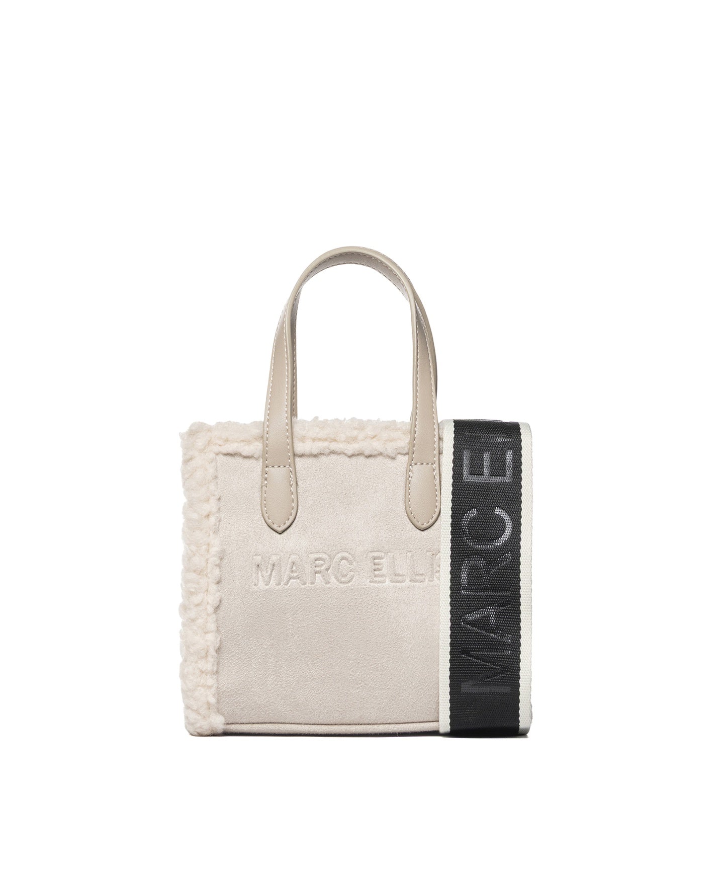 Buby Suede S Borsa a spalla | Taupe | Marc Ellis