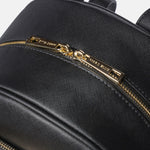 Morgan Mf Zaino Black and Gold