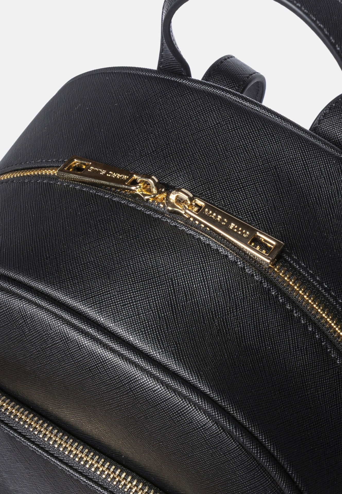 Morgan Mf Zaino Black and Gold