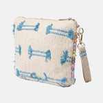 Cassy Indy 26 Pochette Beige and Blue