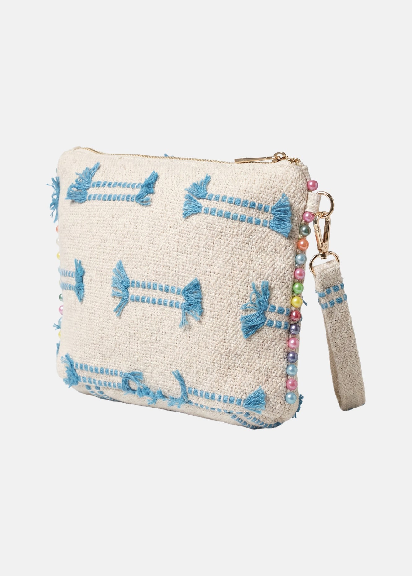 Cassy Indy 26 Pochette Beige and Blue