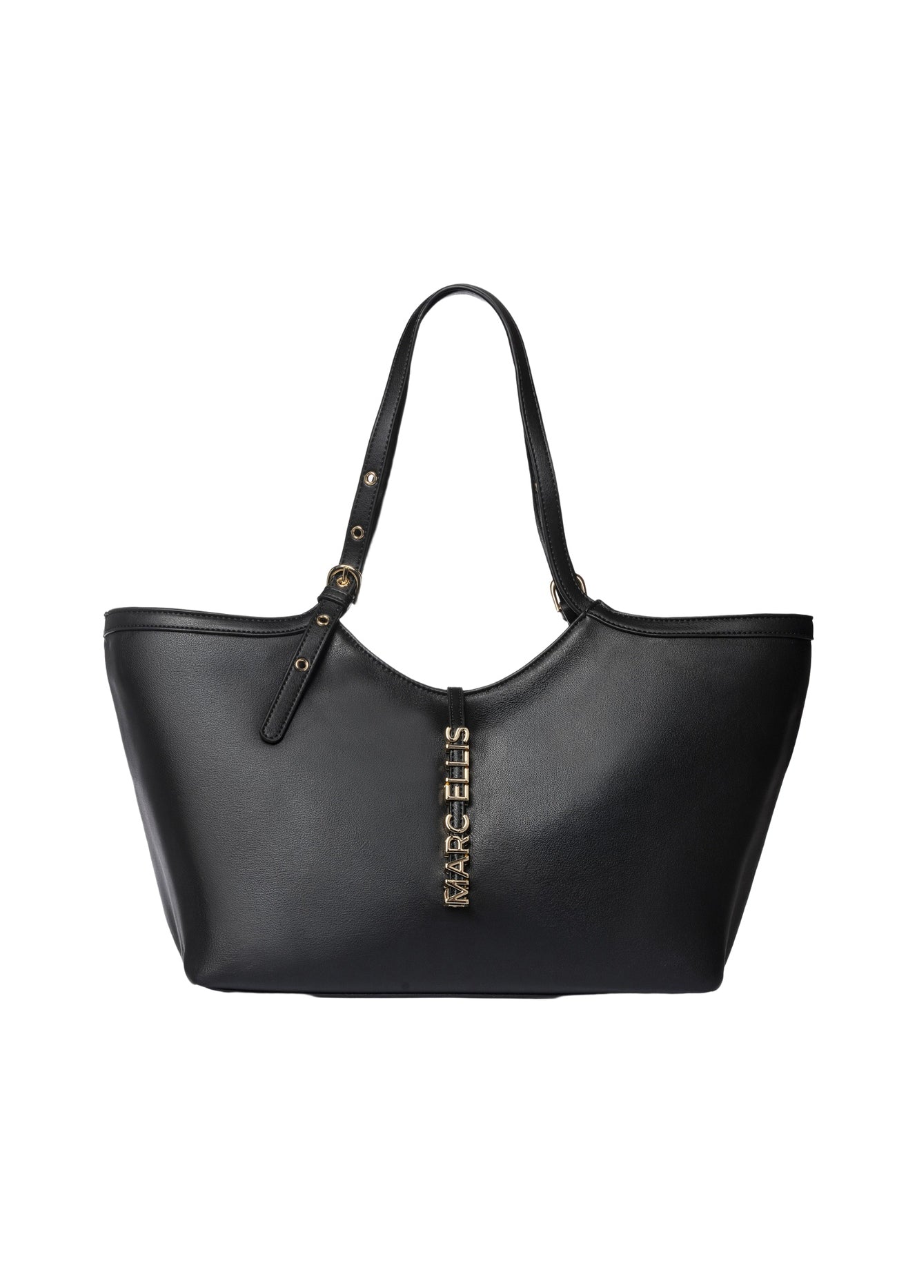 Scarlett Macro Borsa a spalla Black and Gold