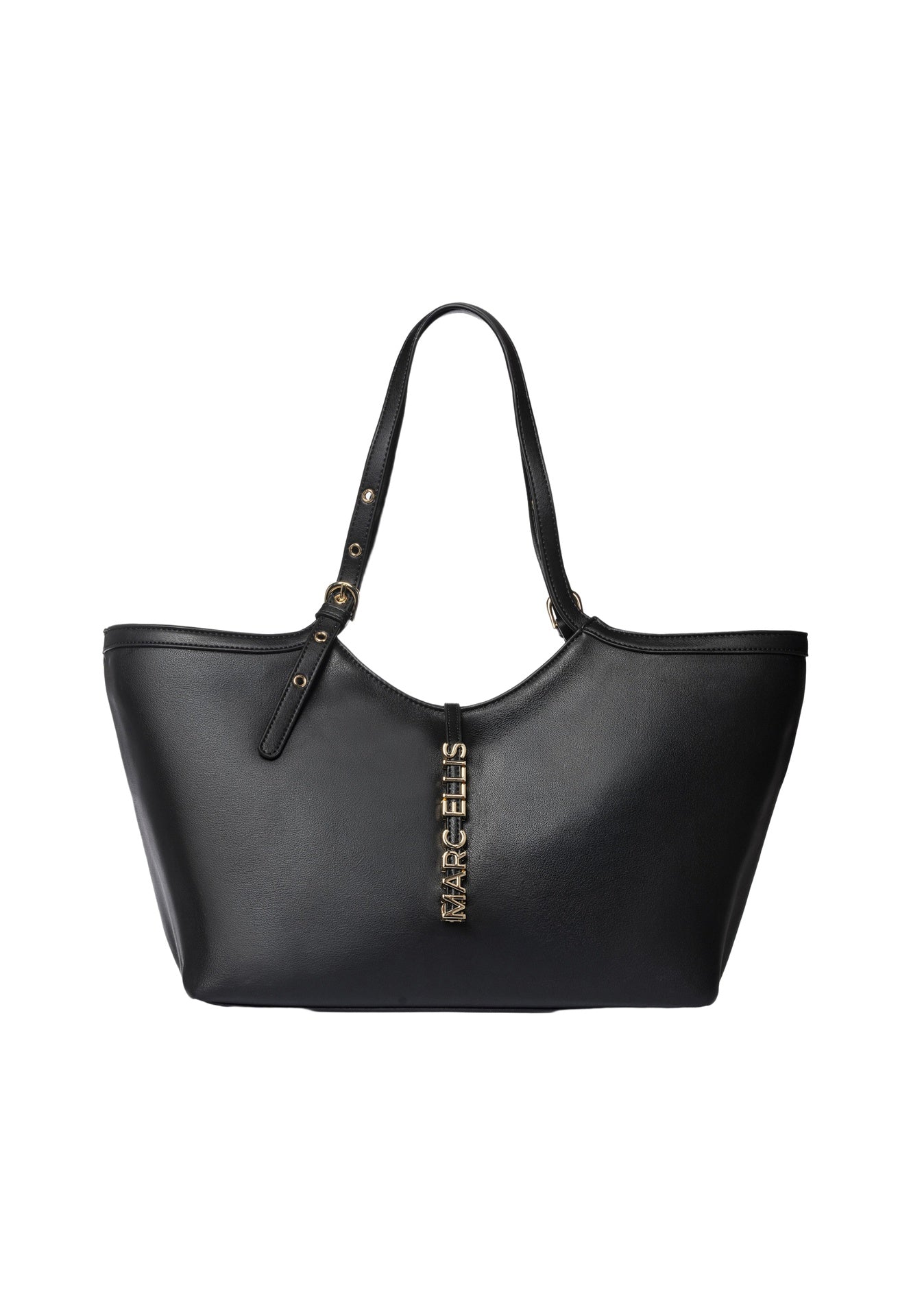 Scarlett Macro Borsa a spalla Black and Gold