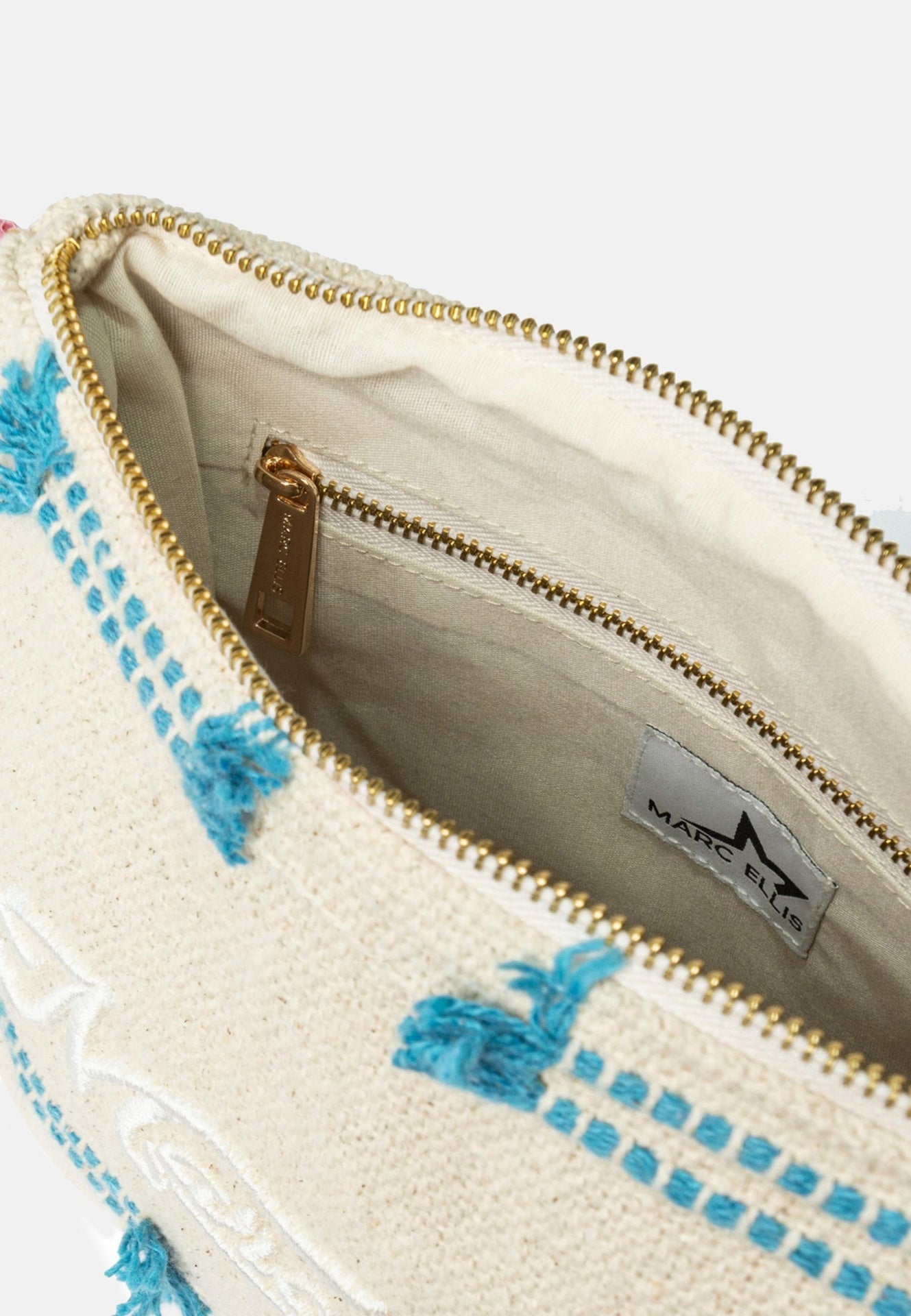 Cassy Indy 26 Pochette Beige and Blue