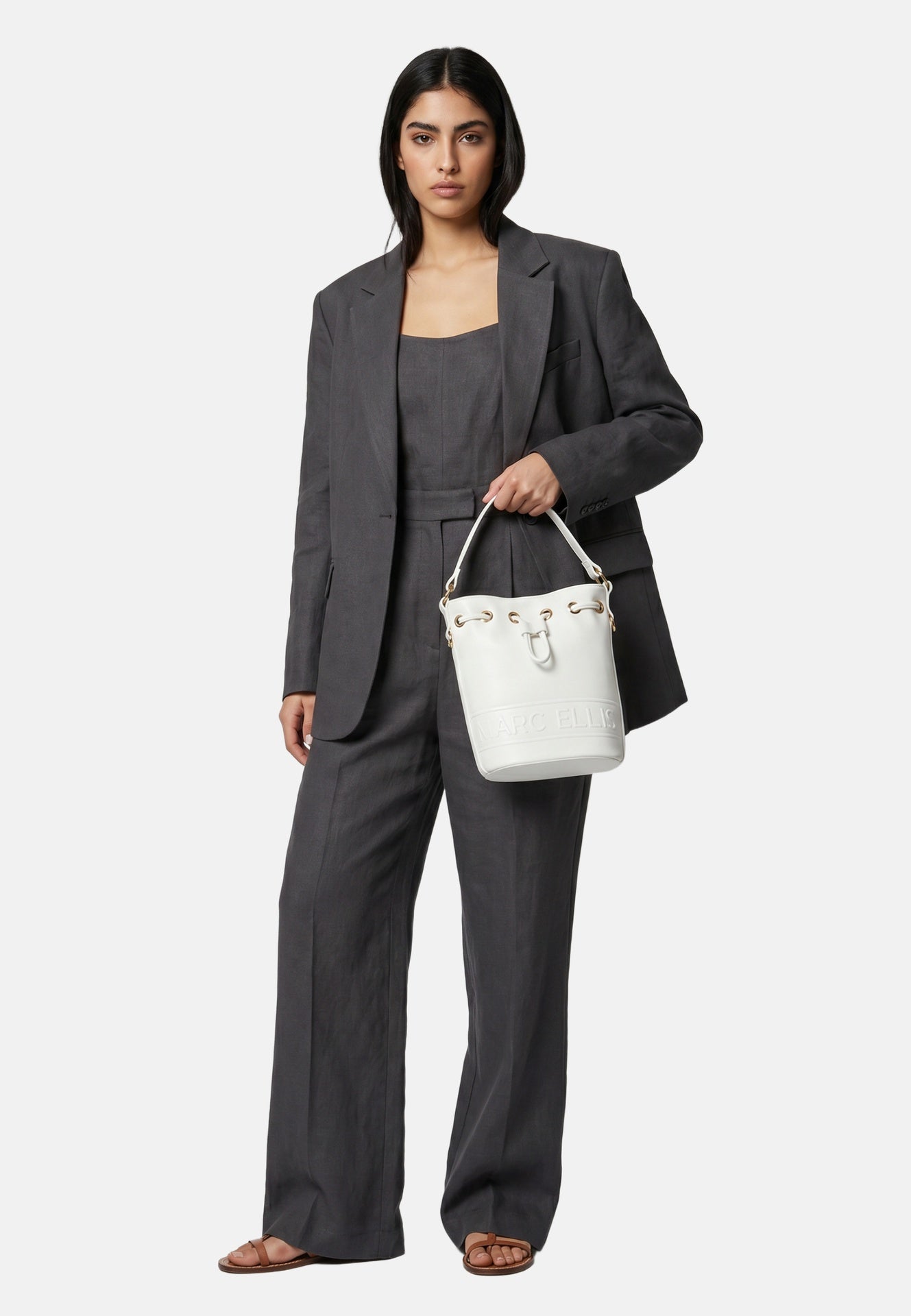 Dakota Ml Borsa a spalla White