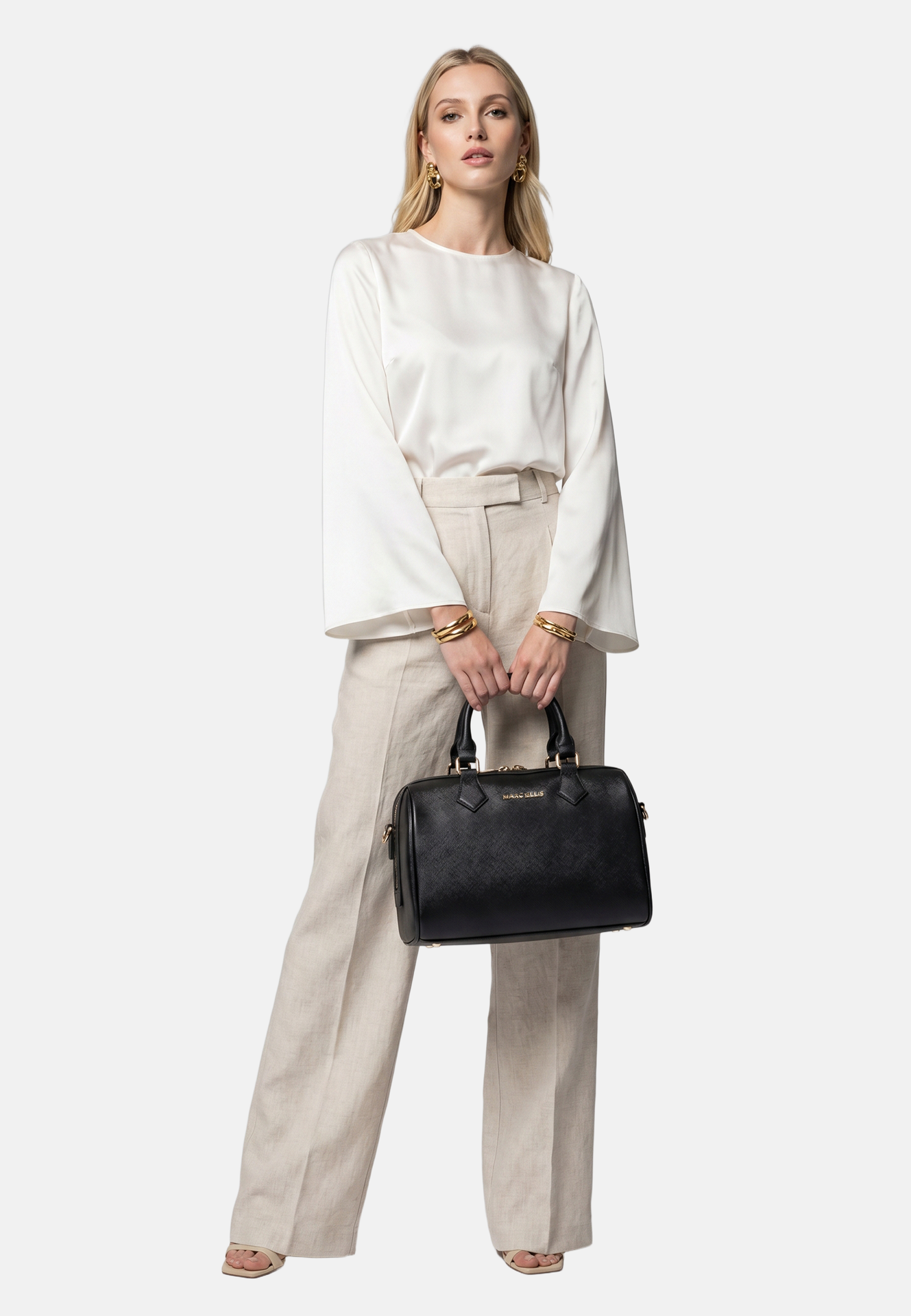 Alyssa Mf Borsa a spalla Black